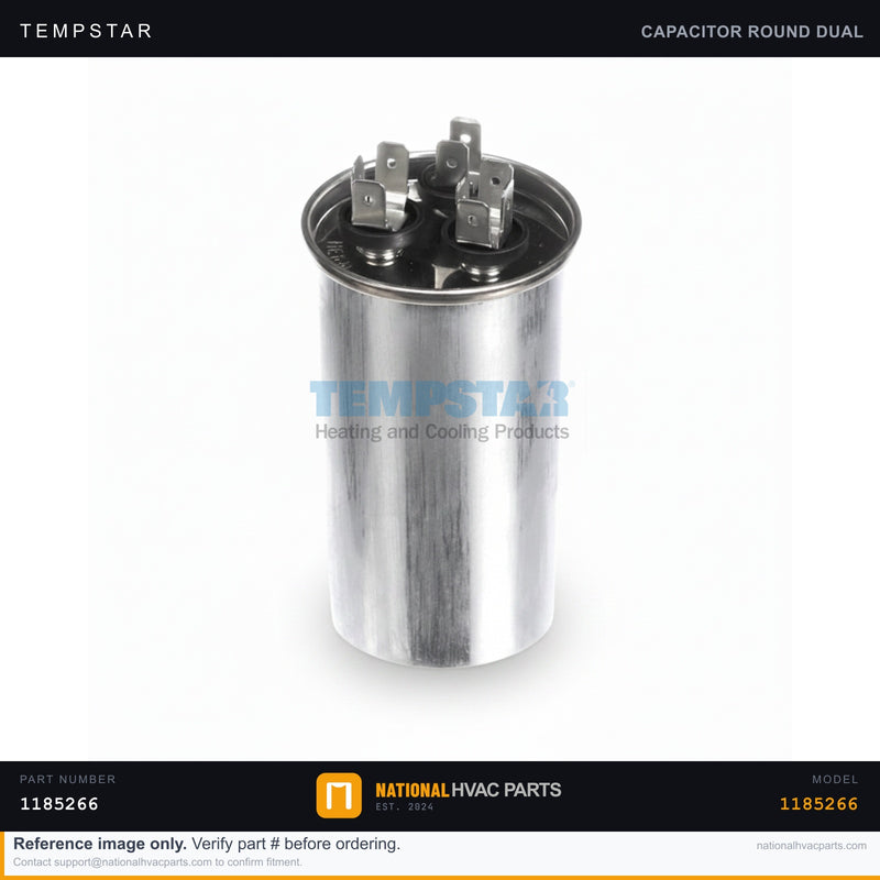 Tempstar Dual Run Capacitor 40+7.5 MFD 440V for TCA760GKA200 — Ships Today