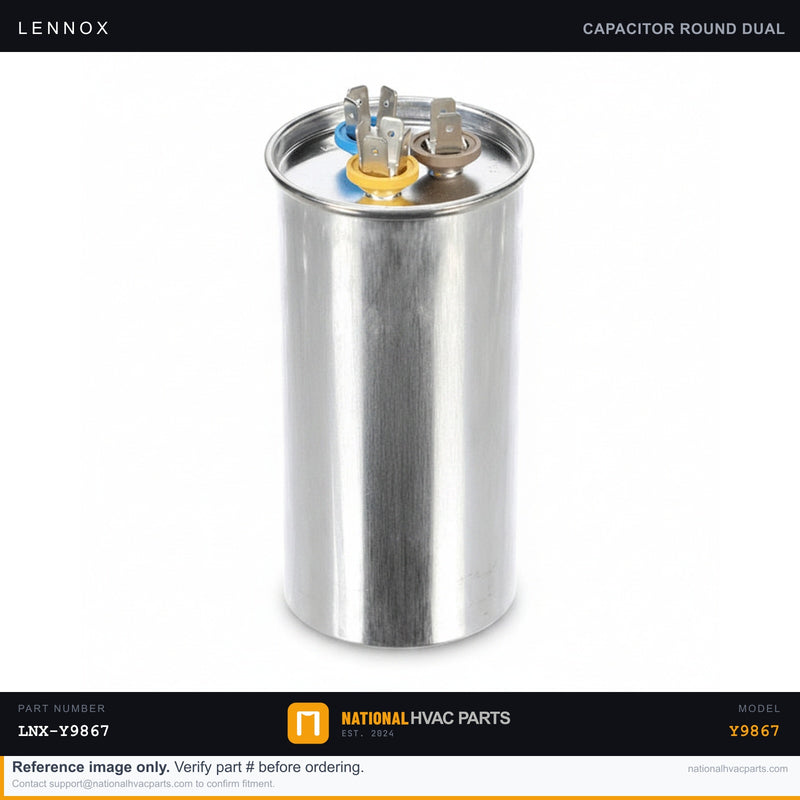 OEM Lennox Dual Run Capacitor — Y9867