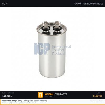 ICP Run Capacitor 7.5 MFD 370V for RGS300HDFA0AAAA — Ships Today