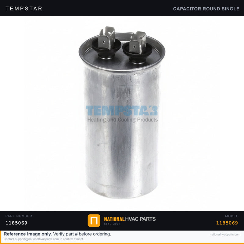 Tempstar Run Capacitor 45 MFD 440V for TCH948GKA100 — Single-Run | Ships Today