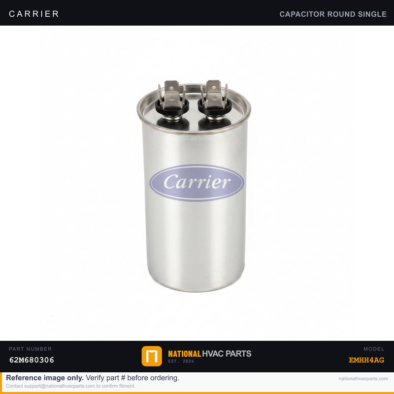OEM Carrier ERV Motor Capacitor w/ Pulley 62M680306 — EMHH4AG
