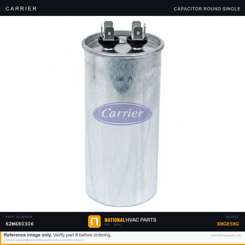 OEM Carrier ERV Motor Capacitor & Pulley Assembly for EMGH5BG