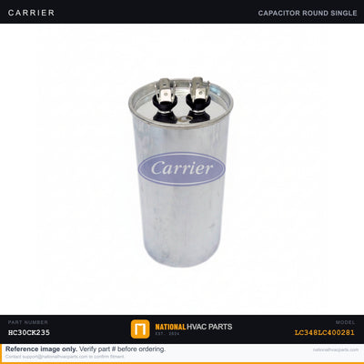 OEM Carrier Draft Inducer Motor Capacitor for LC348LC400281