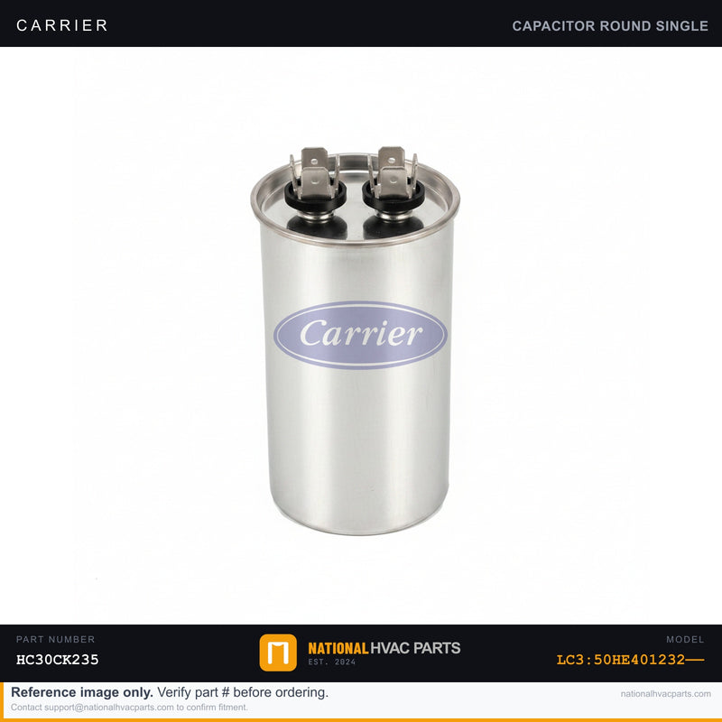 OEM Carrier Draft Inducer Motor Capacitor for LC3:50HE401232