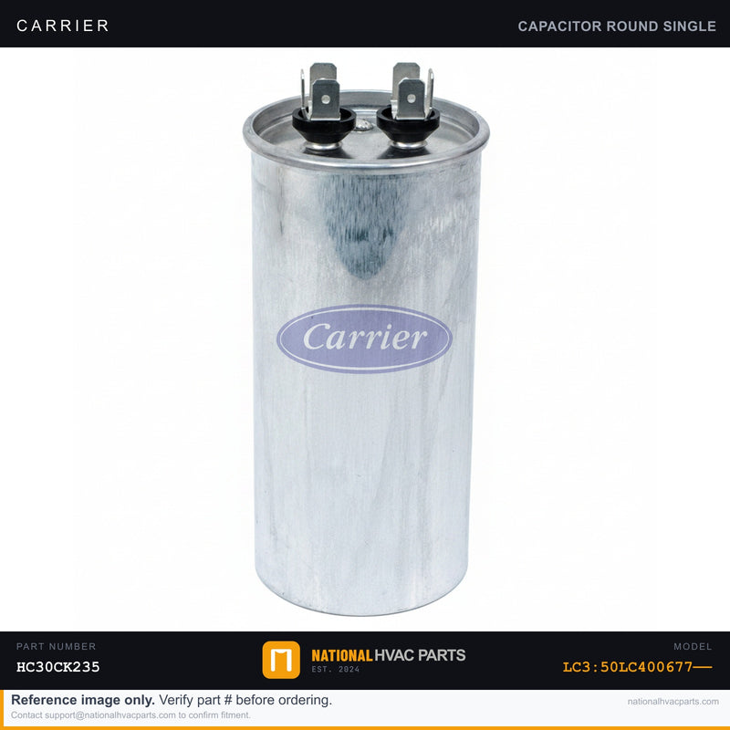 OEM Carrier Draft Inducer Motor Capacitor for LC3:50LC400677