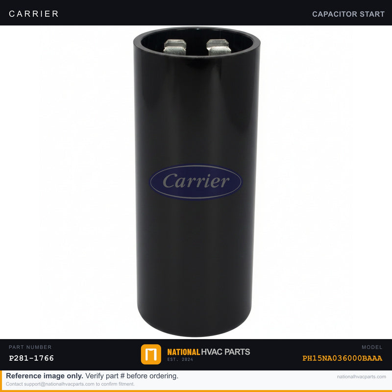 OEM Carrier Start Capacitor P281-1766 for PH15NA036000BAAA
