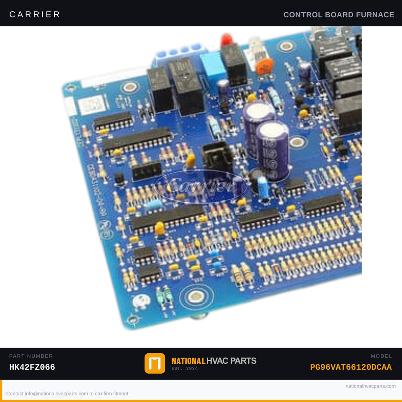 OEM Carrier Furnace Control Board HK42FZ066 for PG96VAT66120DCAA