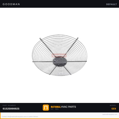 Goodman 24 in. Condenser Fan Grille for CPC036 — 0152G00002S