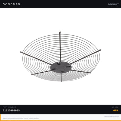 Goodman Condenser Fan Grille for WGPH4524AMAA — 0152G00000S