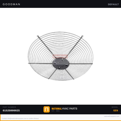 Goodman 24 in. Condenser Fan Grille for CPC036 — 0152G00002S