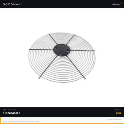 Goodman 24 in. Condenser Fan Grille for CPC036XXX3DXXXBA — 0152G00002S
