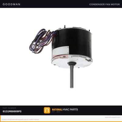 OEM Goodman 1/6 HP Condenser Fan Motor GMT090-4A — 0131M00009PS