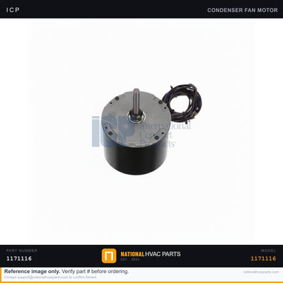 ICP Condenser Fan Motor for RGS150HEAA0AKAA — 1/4 HP 208/230V | Ships Today