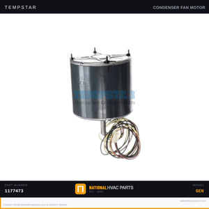 Tempstar Condenser Fan Motor 1/4 HP for TXH560GKA100 — OEM 1177473 | Ships Today