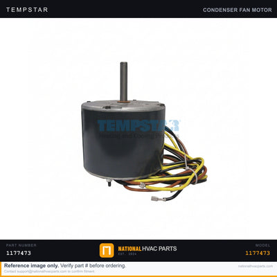 Tempstar 1/4 HP Condenser Fan Motor for T4H348GKD200 — OEM 1177473 | Ships Today