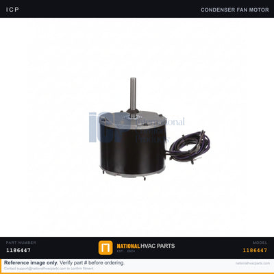 ICP Condenser Fan Motor for WCA3362AKN300 — 1/5 HP OEM | Ships Today