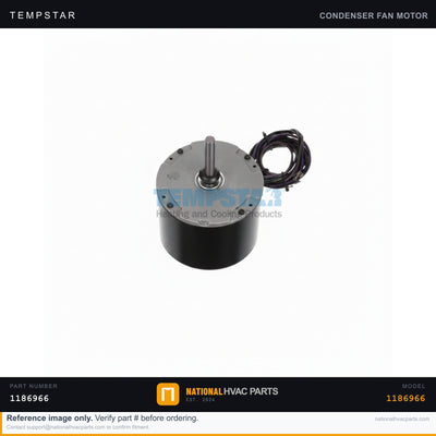 Tempstar 1/4 HP Condenser Fan Motor for TSH460GKA101 — Heat Pump | Ships Today