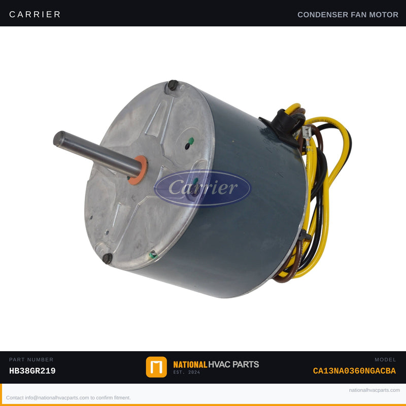 OEM Carrier Condenser Fan Motor 1/4-1/2HP for CA13NA0360NGACBA