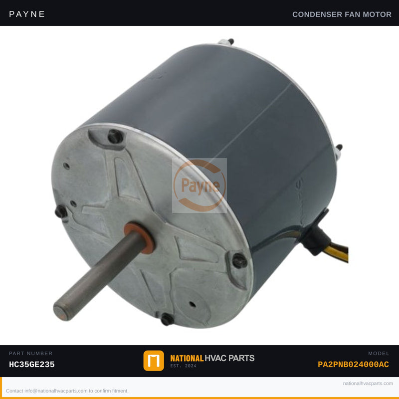 OEM Payne Condenser Fan Motor HC35GE235 for PA2PNB024000AC