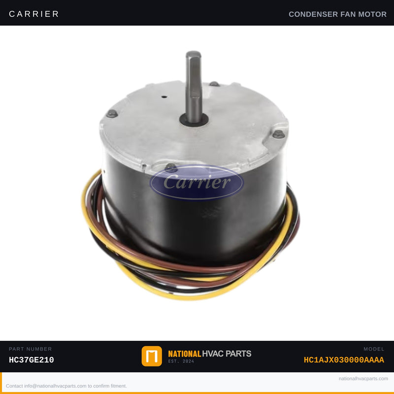 OEM Carrier Condenser Fan Motor HC37GE210 for HC1AJX030000AAAA