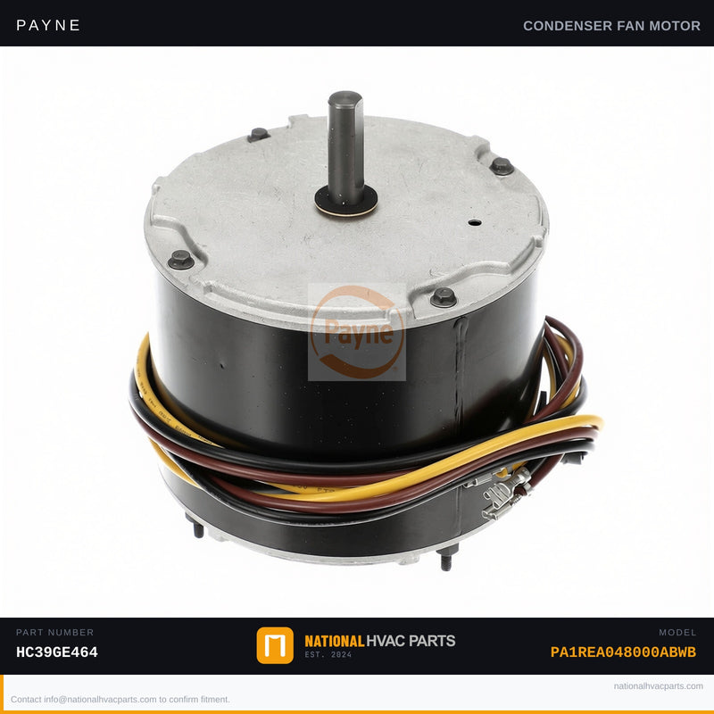 OEM Payne Condenser Fan Motor HC39GE464 for PA1REA048000ABWB