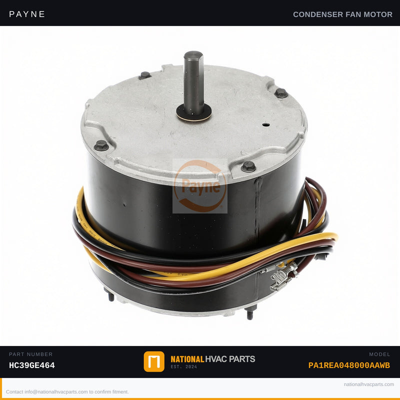 OEM Payne Condenser Fan Motor HC39GE464 for PA1REA048000AAWB