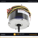 OEM Carrier Condenser Fan Motor 1/4 HP 460V 1100 RPM — PH1REA048000AAW