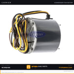 OEM Carrier Condenser Fan Motor 1/4 HP 460V for PY2PEB060115AA