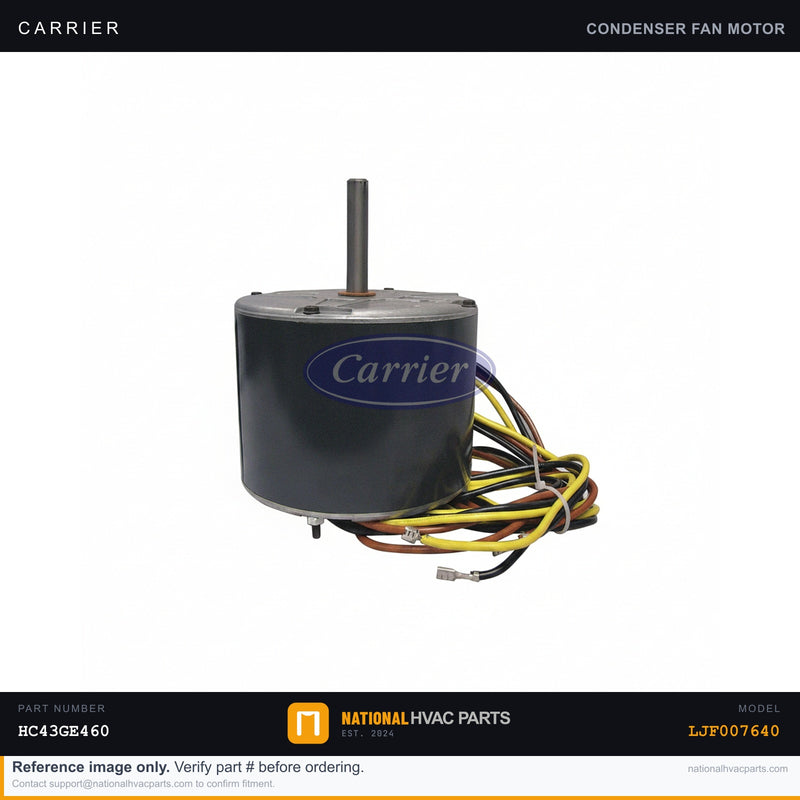 OEM Carrier Condenser Fan Motor HC43GE460 for LJF007640