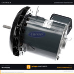OEM Carrier Condenser Fan Motor w/ Rain Guard 1/2 HP for TJACCY50DP900