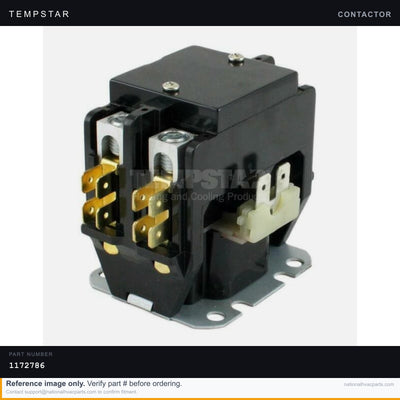 Tempstar 2-Pole 40A Contactor for T4A660GKA200 — 24V Coil | Ships Today