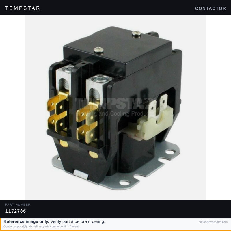 Tempstar 2-Pole 40A Contactor for T4A660GKA100 — 24V Coil | Ships Today