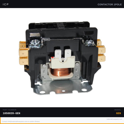 ICP 1-Pole 35A Contactor for YJ060G — 24V Coil | Ships Today