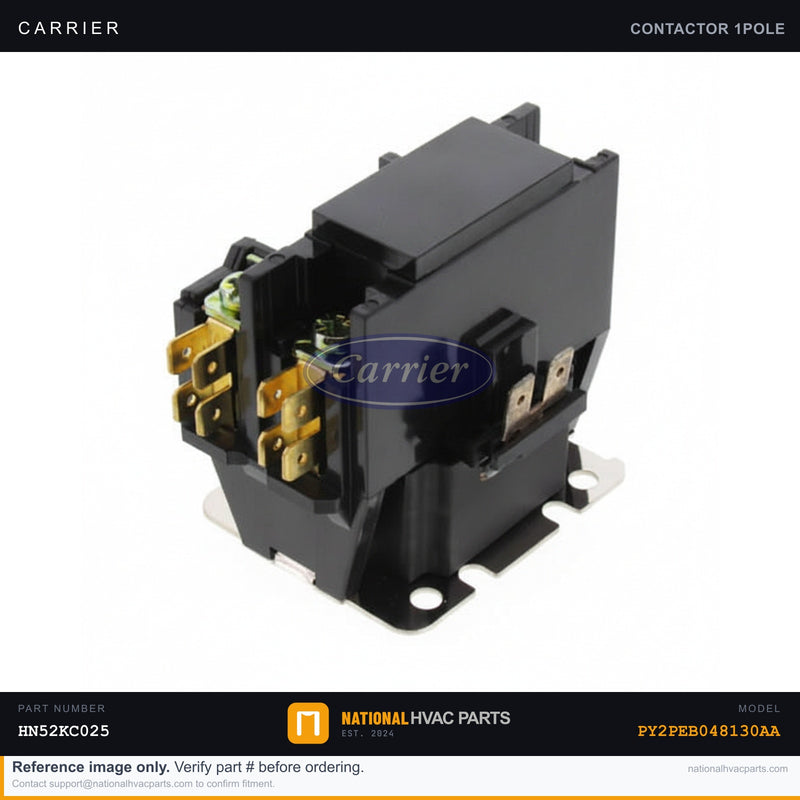 OEM Carrier Single Pole 40A Contactor for PY2PEB048130AA Package Unit