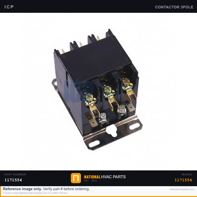ICP 2-Pole 30A & 3-Pole 40A Contactor Set for RHS240L0EA0AAAA — 24V Coil | Ships Today