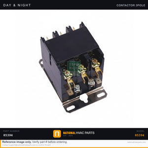 Day & Night 3-Pole 25A 24V Contactor for NRGA42 NRGA48 Series Condenser — Ships Today