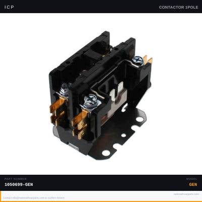 ICP 1-Pole 25A Contactor for YK042GC2 — 24V Coil | Ships Today