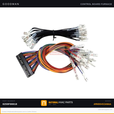 OEM Goodman 12-Pin Wiring Harness for AMH80453ANAA — 0259F00018