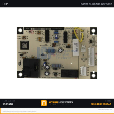 ICP Control Board Kit for RHX048K0XA0AAA — Heat Pump Defrost Board | Ships Today