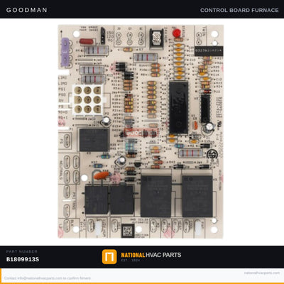 OEM Goodman Furnace Control Board w/ 9-Pin Harness GDT045-3B — B1809913S
