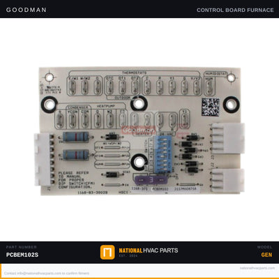 Goodman Furnace Control Board for WGPH4530AMAB — PCBEM102S