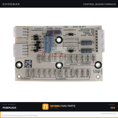 Goodman Furnace Control Board for WGPH4536AMAB — PCBEM102S