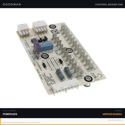 Goodman PCBEM102S Blower Control Board for WGPH4536AMAA