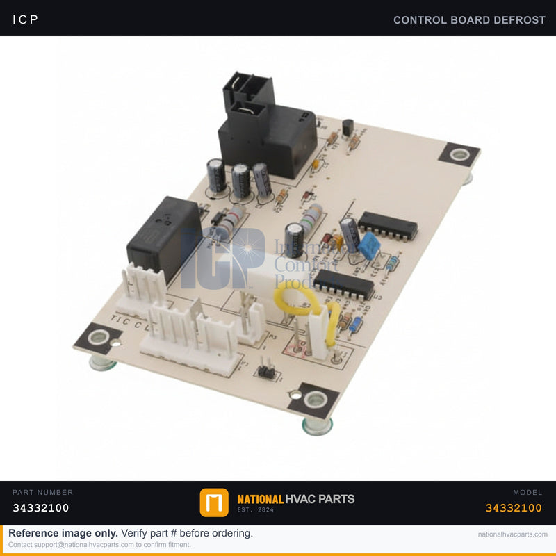 ICP Defrost Control Board for YC048H — 24V Heat Pump Defrost Timer | Ships Today