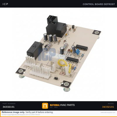 ICP Defrost Control Board for YK042GC2 — 24V Heat Pump Timer | Ships Today