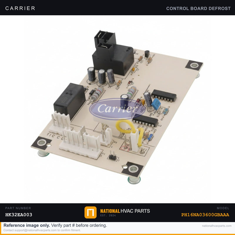 OEM Carrier Defrost Control Board for Heat Pump PH16NA03600GBAAA
