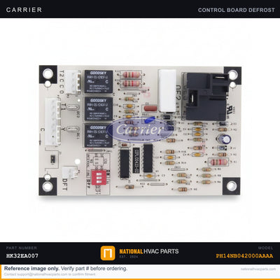 OEM Carrier Defrost Control Board HK32EA007 — PH14NB042000AAAA