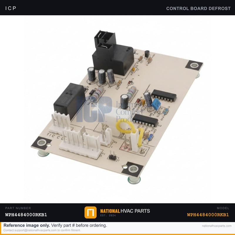 ICP Defrost Control Board for WPH4484000RKB1 — Heat Pump | Ships Today
