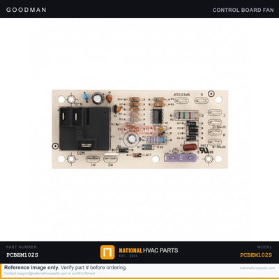 Goodman PCBEM102S Integrated Control Board for AEPF183016CA — PCBEM102S