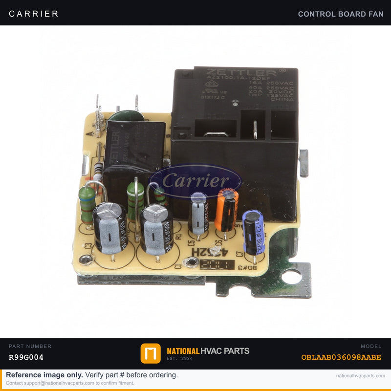 OEM Carrier Fan Blower Control Board R99G004 for OBLAAB036098AABE